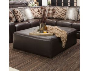 Denali Sectional 51 Inch Cocktail Ottoman in Chocolate