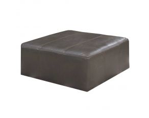 Denali 40 Inch Cocktail Ottoman in Steel