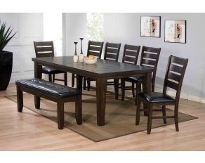 Urbana Rectangular Dining Set in Espresso