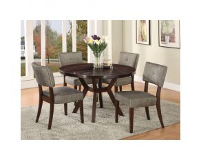 Drake Round Dining Set in Espresso