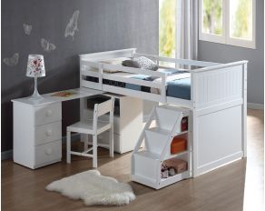 Wyatt Loft Bedroom Collections in White