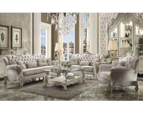 Versailles Living Room Set in Bone White