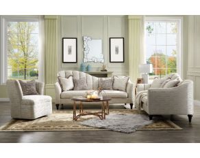 Athalia Living Room Sets in Shimmering Pearl