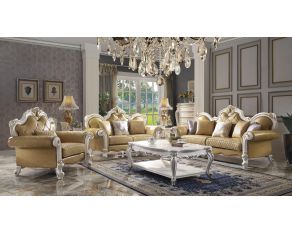 Picardy Living Room Set in Butterscotch