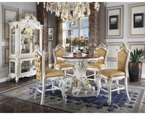 Picardy Counter Height Dining Set in Antique Pearl