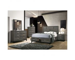 Valdemar Storage Bedroom Collections in Weathered Gray