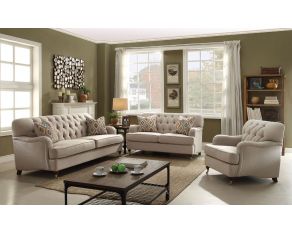 Alianza Living Room Set in Beige