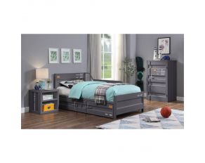 Cargo Daybed Bedroom Collections in Gunmetal