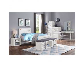 Cargo Panel Bedroom Collections in White