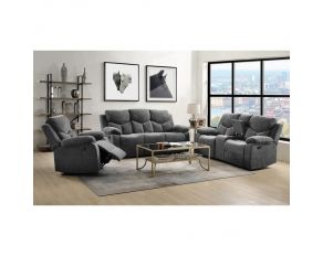 Kalen Living Room Set in Gray