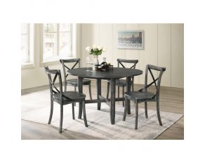 Kendric Round Dining Set in Rustic Gray