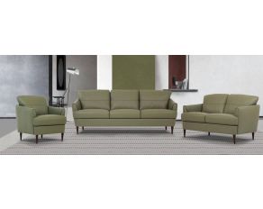 Helena Living Room Set in Moss Green