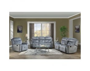 Mariana Living Room Sets in Silver Gray