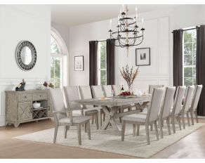 Rocky Rectangular Dining Set in Oak Gray