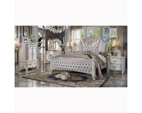 Vendom Poster Bedroom Collections in Ivory and Antique Pearl Finish