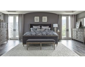 Alderwood Panel Bedroom Set in French Grey