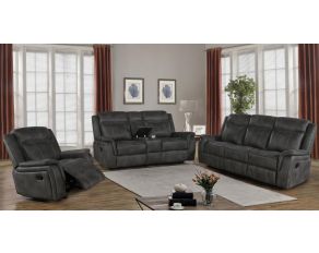 Lawrence Living Room Set in Charcoal