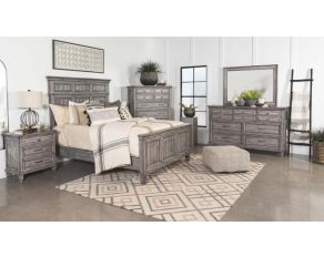 Avenue Panel Bedroom Set in Grey