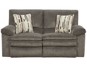 Tosh Power Reclining Loveseat in Pewter