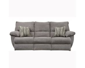 Sadler Power Lay Flat Reclining Sofa with DDT in Mica