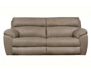 Costa Lay Flat Reclining Sofa in Putty