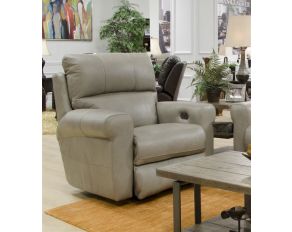 Torretta Power Lay Flat Recliner in Putty