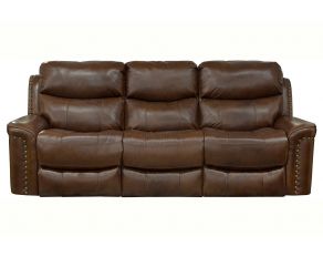 Ceretti Power Reclining Sofa in Brown