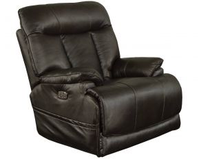 Transformer II Leather Power Recliner - Chocolate