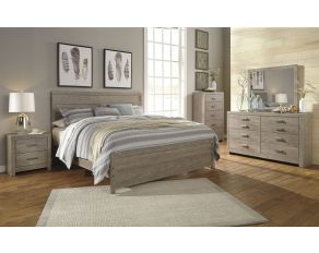 Culverbach Bedroom Collection in Warm Vintage Gray