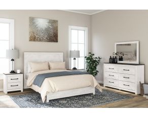 Gerridan Bedroom Collection in Rustic White