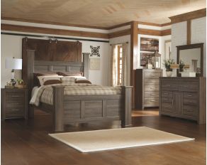 Juararo Poster Bedroom Collection in Dark Brown