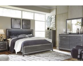 Lodanna Bedroom Collection in Gray