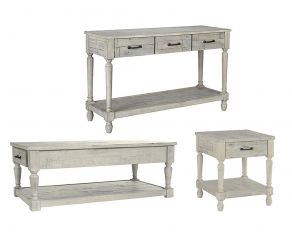 Shawnalore Occasional Table Set in Whitewash