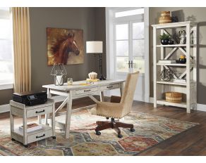 Carynhurst Home Office Set in Whitewash