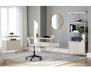 Deznee Home Office Set in White