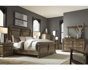 Markenburg Panel Bedroom Collection in Brown