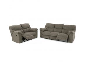 Alphons Reclining Living Room Set in Putty