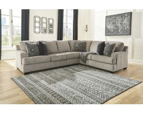 Bovarian 3 Piece Right Arm Facing Sofa Sectional in Stone