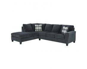 Abinger Right Arm Facing Sofa Sectional with Chaise in Smoke Gray