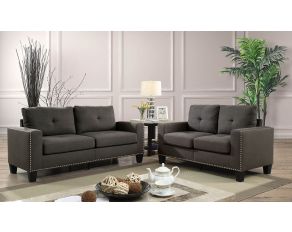 Attwell Living Room Set in Gray