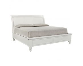 Cambridge Traditional California King Sleigh Bed in White