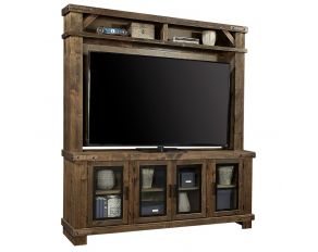 Sawyer 78 Inch Console and Hutch in Brindle