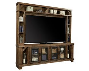 Sawyer 98 Inch Console and Hutch in Brindle