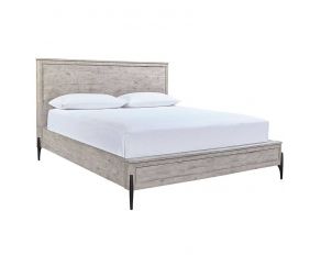 Zane King Panel Bed in Parchment