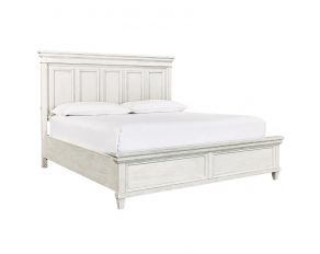 Caraway California King Panel Bed in Aged Ivory