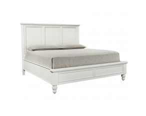 Cambridge King Panel Bed in White