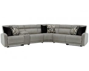 Colleyville 6 Piece Power Reclining Sectional in Stone