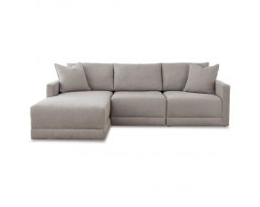 Katany 3-Piece Sectional with Left Arm Facing Chaise in Shadow