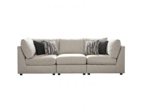 Kellway 3 Piece Sectional in Bisque