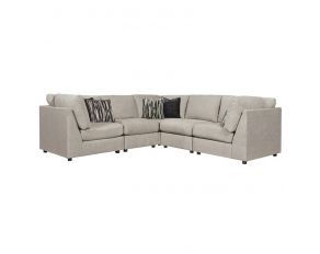 Kellway 5 Piece Sectional in Bisque